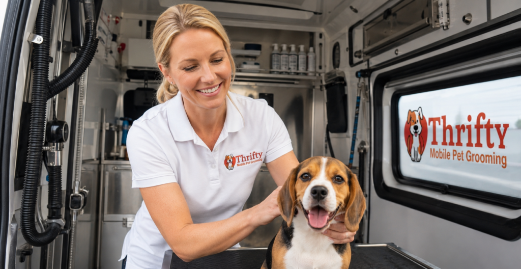 mobile dog grooming san jose - Thrifty Mobile Pet Grooming